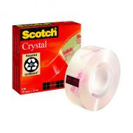 Scotch Crystal Clear Tape 19mmx33m 600