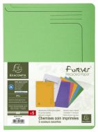 Exacompta Slip Files A4 Assorted PK5