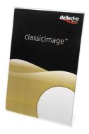 Deflecto A6 Portrait Slanted Sign Holder