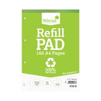 Silvine Everyday Recycled Ruled Refill Pad A4