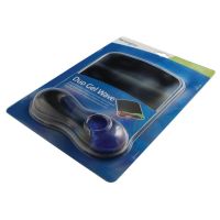 Kensington Duo Gel Wave Mouse Pad with Wrist Rest Blue/Smoke 