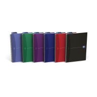 Oxford Card Cover Wirebound Notebook A4 Assorted (Pack of 5)