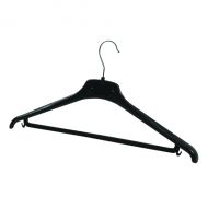 Alba Plastic Coat Hanger BlackPk20