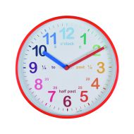 Acctim Wickford Time Teach Clock Red
