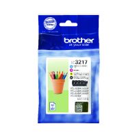 Brother LC3217 Ink Cart Mpk CMYK