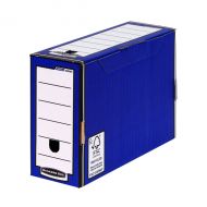 Bankers Box 127mm T/File Blue Pk5