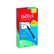 Berol Colourfine Pen Ast Ink Pk12