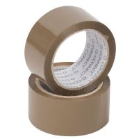 Polypropylene Packaging Tape 50mmx66m Brown (Pack of 6) KF27010