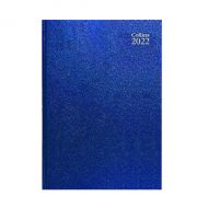 Collins A5 Desk Diary WTV Blue 2022