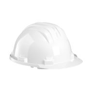 Slip Harness Safety Helmet White