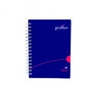 Graffico Pp Twin-Wire Notebk A6 140P