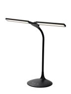 Alba Nomad Two Head LED Desk Lamp Black