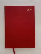 ValueX Diary A5 Week To View 2026 BURGDY