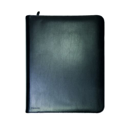 Monolith Zip Leather RBinder A4 Blk