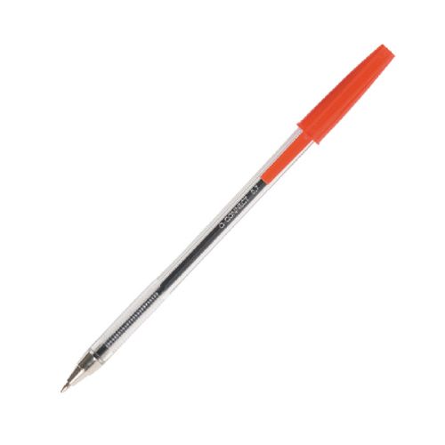 Q-Connect Ball Point Med Red Pk20
