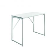 Jemini Folding Desk White/White Leg