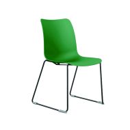 Jemini Flexi Skid Chair Green