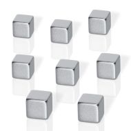 Sigel Ndym Cube Magnets Silver PK8
