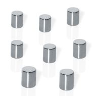 Sigel Ndym Cylinder Magnets Silver PK8
