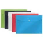 Envelope Stud Wallet A4 Translucent Ass [Pack 25]