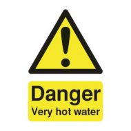 Signslab Danger Very Hot Water Pvc