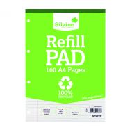 Silvine Refill Pad Recycled A4 Ftm
