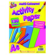 Art Box Activity Paper A4 Ast Pk6