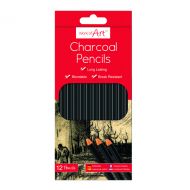 Work of Art Charcoal Pencils Pk12