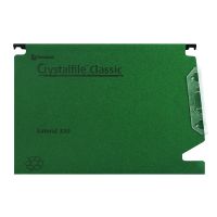Rexel Crystalfile Lat File Grn Pk50