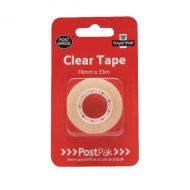 Postpak Clr Sticky Tape 19mmx33m P12