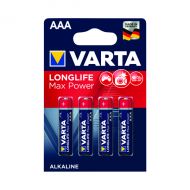 Varta Llife Max Pwr AAA Battery Pk4