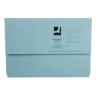 Document Wallet 220gsm Fc Blue Pk50